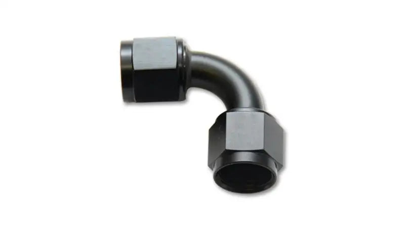 Vibrant -6AN Female 90 Degree Union Adapter (AN to AN) - Anodized Black Only - Truck & Automotive