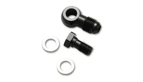 Black Anodized Vibrant -6AN Male Banjo Fitting 10mm x 1.0 Metric Aluminum with 2 Washers, ideal for AN Fuel Lines in RV, Automotive, Powersports, Off-road, Marine, Exterior, Truck Accessories, Interior, Truck Bed, RV Parts, Truck & Automotive, Fabrication, AVADA - Best Sellers