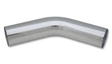 Vibrant.75in O.D. Universal Aluminum Tubing (45 Degree Bend) - Polished - Truck & Automotive