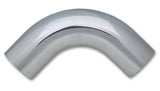 Vibrant .75in OD Universal Aluminum Tubing (90 Degree Bend) - Polished 