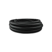 Vibrant Vibrant -8 AN Black Nylon Braided Flex Hose w/ PTFE liner (5FT long)