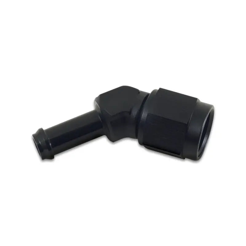 Vibrant 12018 Vibrant -8AN to 1/2in Hose Barb 45 Degree Adapter - Anodized Black
