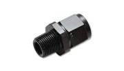 Vibrant -8AN to 1/2in NPT Female Swivel Straight Adapter Fitting - Truck & Automotive