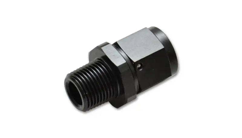 Vibrant -8AN to 1/2in NPT Female Swivel Straight Adapter Fitting - Truck & Automotive