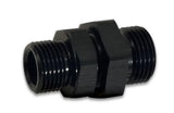 Vibrant -8AN to -6AN ORB Male Union Adapter - Anodized Black - Truck & Automotive