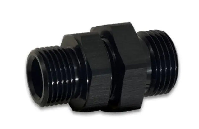 Vibrant -8AN to -6AN ORB Male Union Adapter - Anodized Black - Truck & Automotive