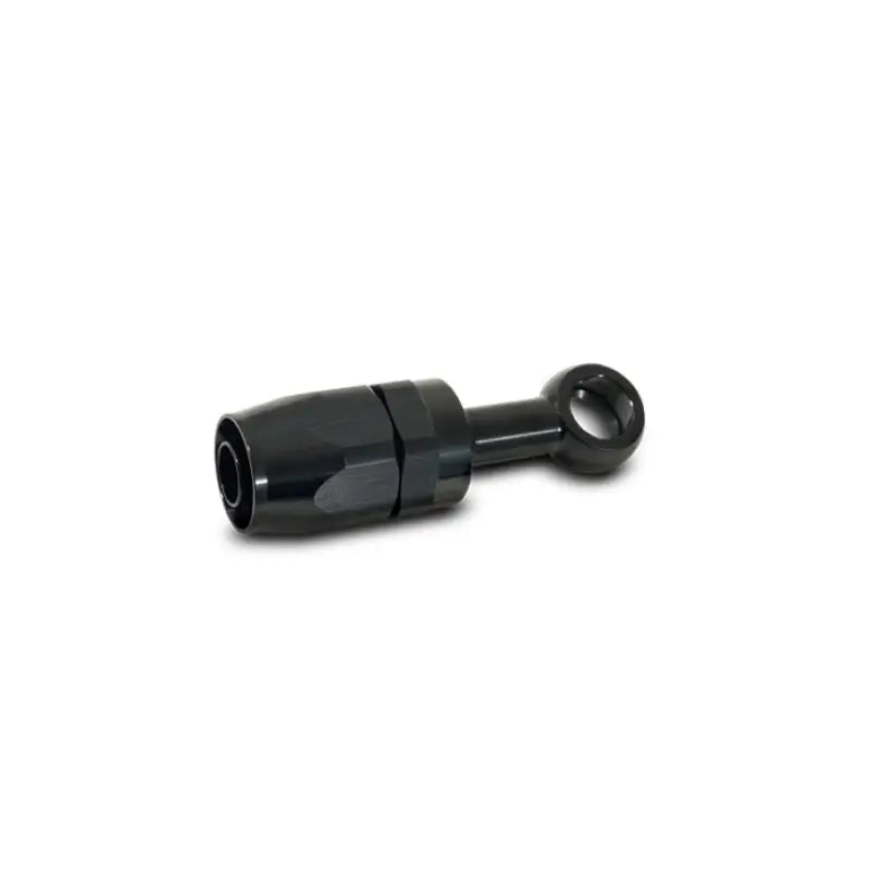 Vibrant 24083 Vibrant -8AN Banjo Hose End Fitting for use with M12 or 7/16in Banjo Bolt - Aluminum Black