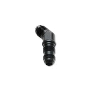 Vibrant Vibrant -8AN Bulkhead Adapter 45 Degree Elbow Fitting - Anodized Black Only