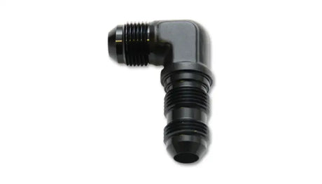 Vibrant -8AN Bulkhead Adapter 90 Degree Elbow Fitting - Anodized Black Only 