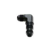 Vibrant Vibrant -8AN Bulkhead Adapter 90 Degree Elbow Fitting - Anodized Black Only