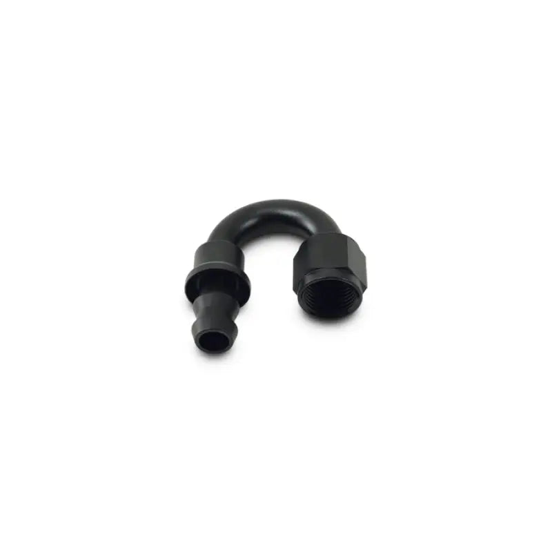 Vibrant 22808 Vibrant -8AN Push-On 180 Deg Hose End Fitting - Aluminum - 22808