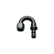 Vibrant 22808 Vibrant -8AN Push-On 180 Deg Hose End Fitting - Aluminum - 22808