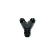Vibrant -8AN x -6AN Y-Adapter Fitting - Aluminum - Truck & Automotive