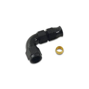 Vibrant 16565 Vibrant 90 Deg 5/16in Tube to Female -6AN Adapter (w/ Olive Inserts)