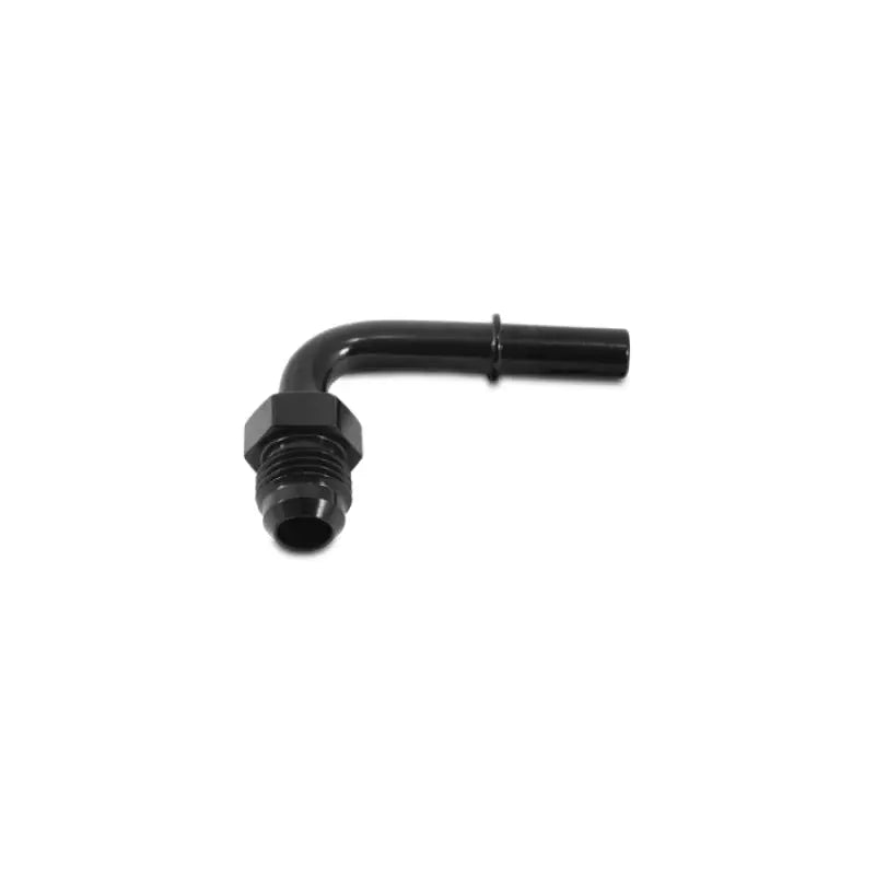 Vibrant 16877 Vibrant 90 Degree Aluminum AN to Male Quick Connect Fitting -8AN - 0.375in Barb Size