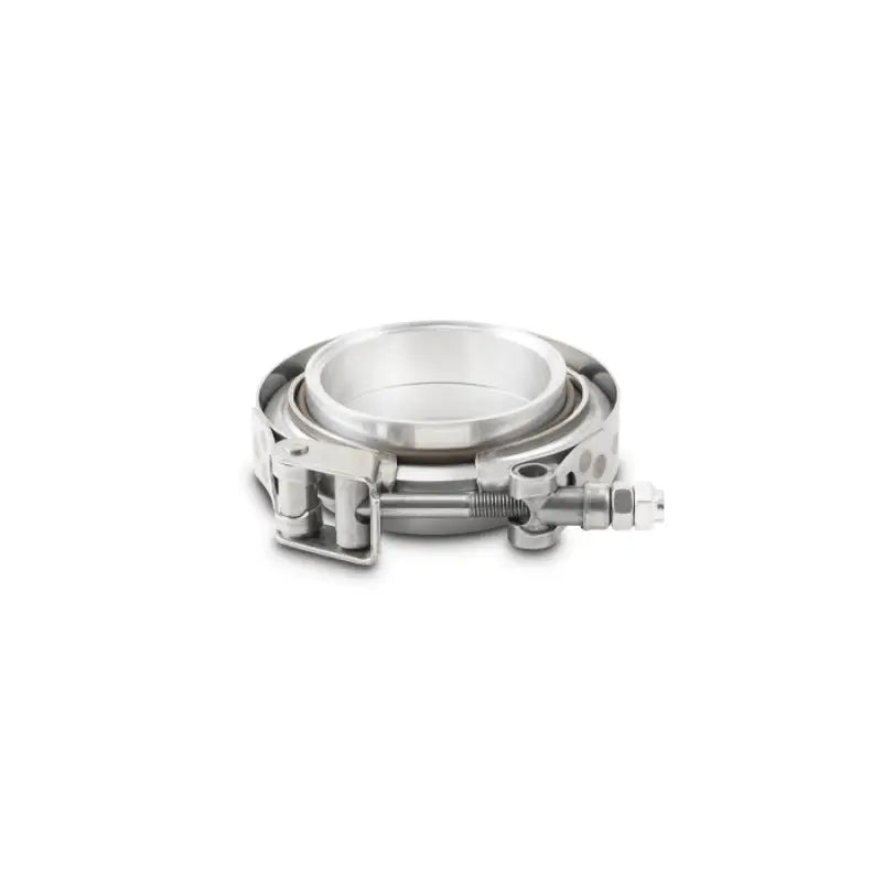 Vibrant 11493 Vibrant AL V-B Flange Assembly for 4in OD Tubing incl 2 AL V-b flanges 1 SS V-B Clamp 1 Viton O-Ring