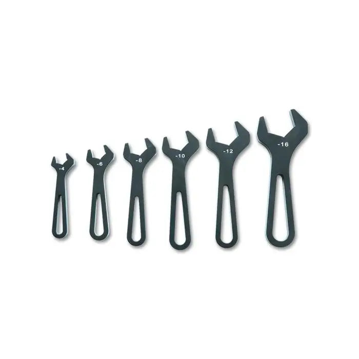 Vibrant 20989 Vibrant Aluminum Wrench Set Set of 6 (AN-4 to AN-16)