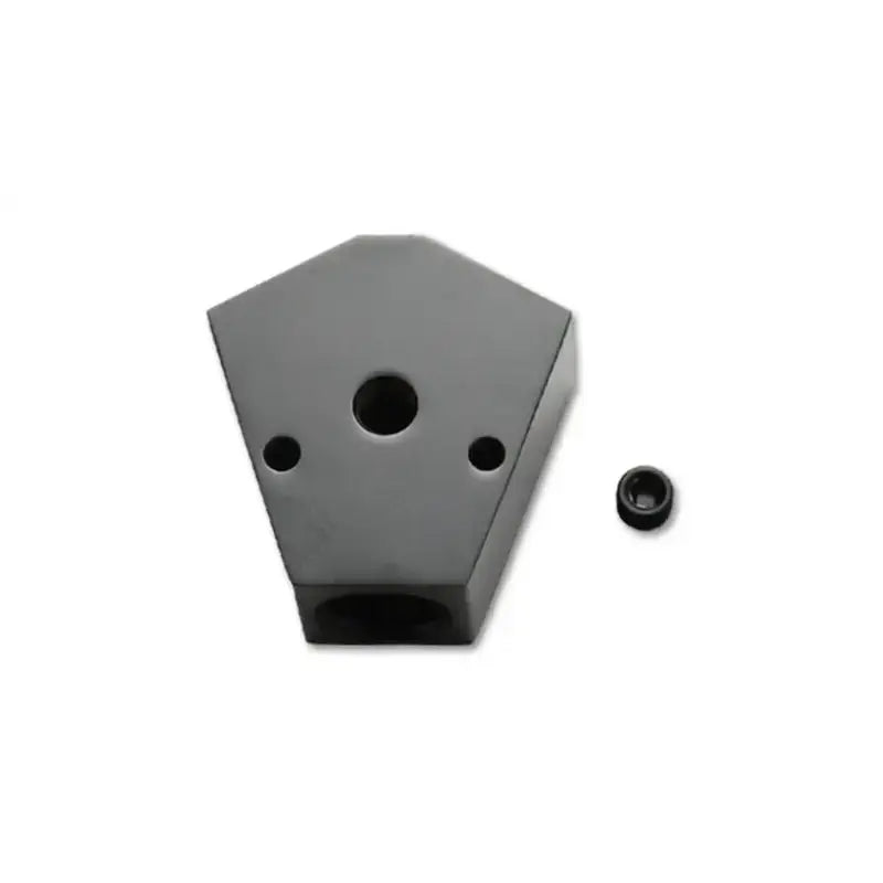 Vibrant Billet Aluminum Y-Block Fitting with 1/8in NPT Port - 1/2in NPT x 1/2in NPT x 1/2in NPT - 10822