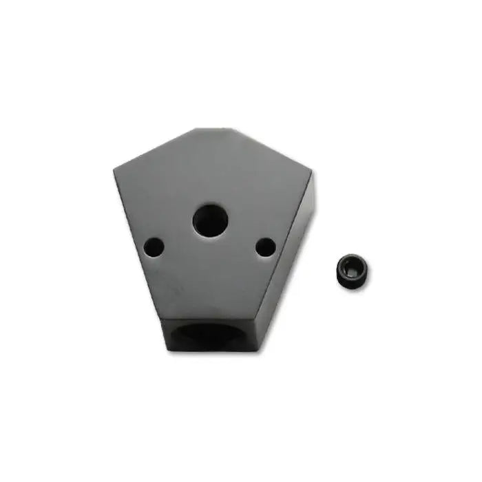Vibrant 10820 Vibrant Billet Aluminum Y-Block Fitting with 1/8in NPT Port - 3/8in NPT x 3/8in NPT x 3/8in NPT