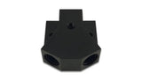Vibrant Billet Aluminum Y-Block Fitting with 1/8in NPT Port -8AN x Dual ORB - Truck & Automotive