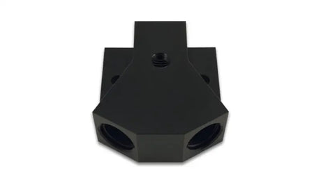 Vibrant Billet Aluminum Y-Block Fitting with 1/8in NPT Port -8AN x Dual ORB - Truck & Automotive