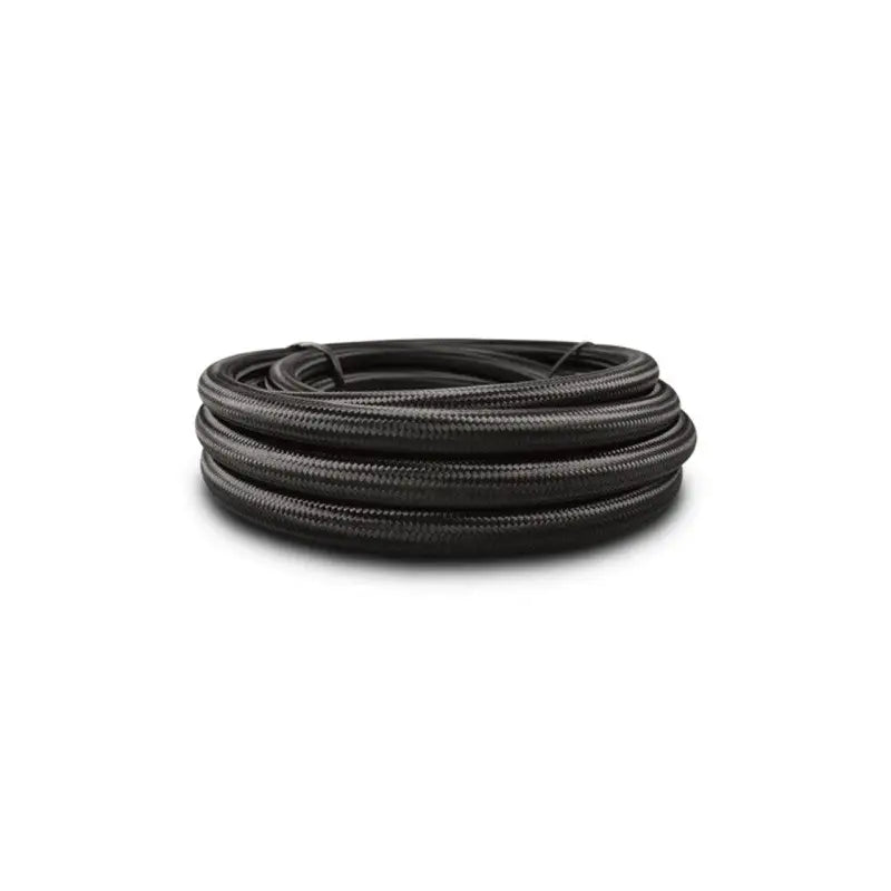 Vibrant 12010 Vibrant Black Nylon Braided Flex Hose AN -10 Hose ID 0.56in (150ft Roll)