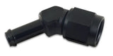 Vibrant Female AN to 45 Degree Barb AL Fitting (-6AN 3/8in Barb) - Truck & Automotive