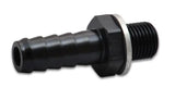 Black hose barb fitting with threaded end for Vibrant Female Male M10 x 1.0 to 1/8in barb fitting