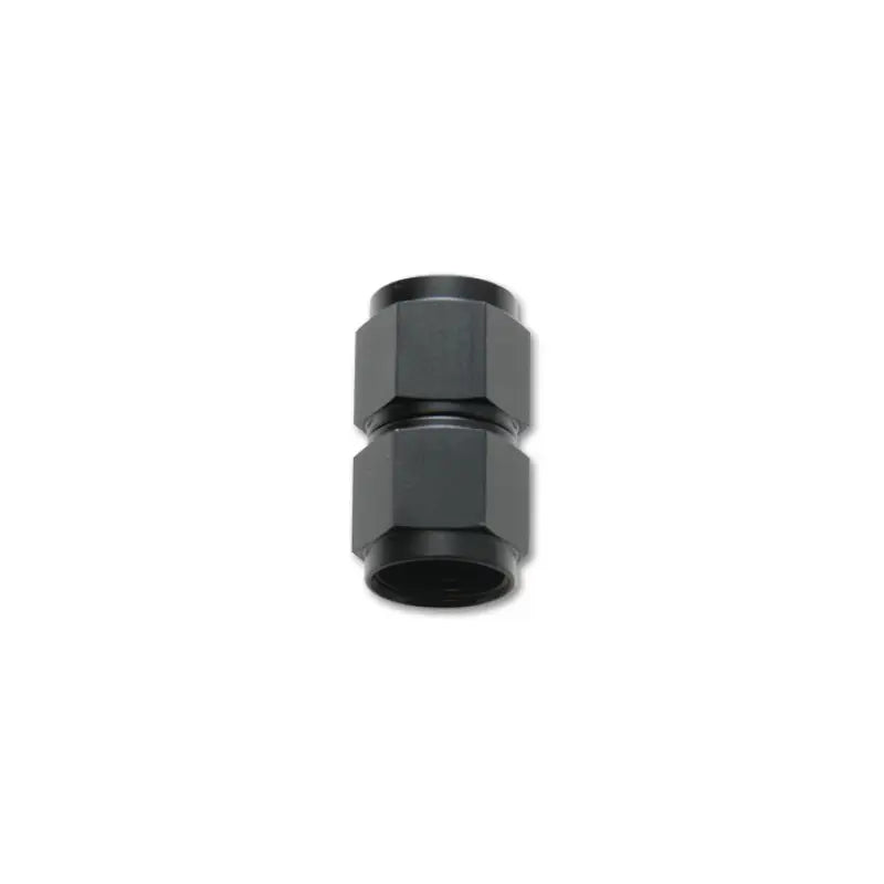Vibrant 10710 Vibrant Fitting Straight Coupler Union Adapter Female -10 AN to Female -12 AN Aluminum Black Anodize