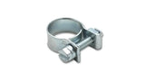 Vibrant Fuel Injector Style Mini Hose Clamp 7-9mm, Zinc Plated Mild Steel.