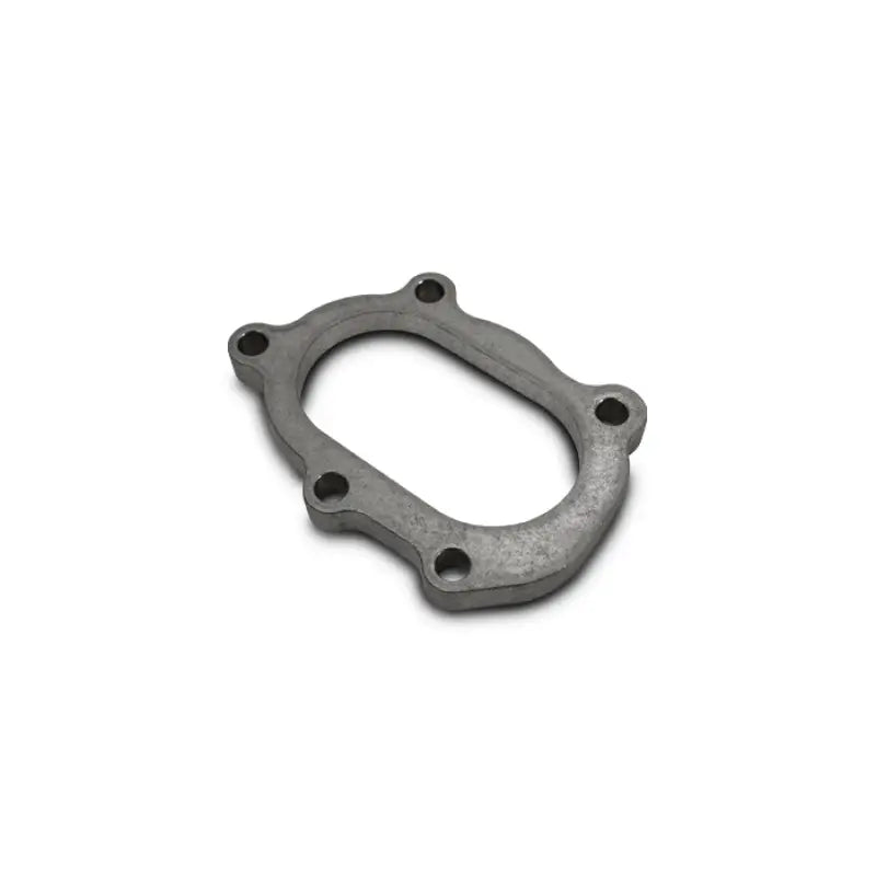 Vibrant 14480 Vibrant GT25R / GT28R Discharge Flange with Oval Outlet (5 Bolt) Mild Steel 1/2in Thick