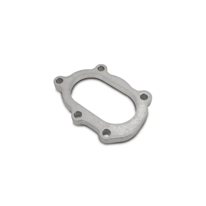 Vibrant 1448 Vibrant GT25R / GT28R Discharge Flange with Oval Outlet (5 Bolt) T304 SS 1/2in Thick - 1448
