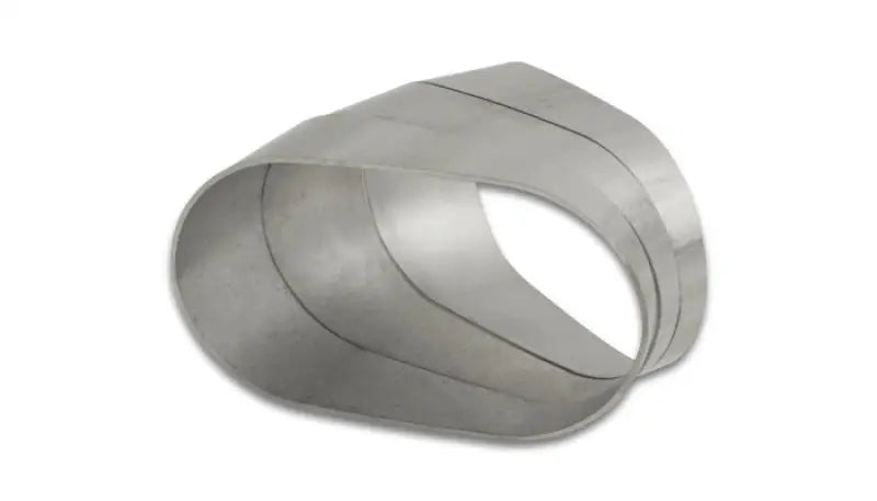Vibrant Horizontal 304 SS Oval Pie Cuts 3.5in OD Tight 45 Degree Elbow - Truck & Automotive