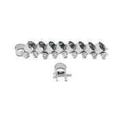 Vibrant 12238 Vibrant Inj Style Mini Hose Clamps 15-17mm clamping range Pack of 10 Zinc Plated Mild Steel