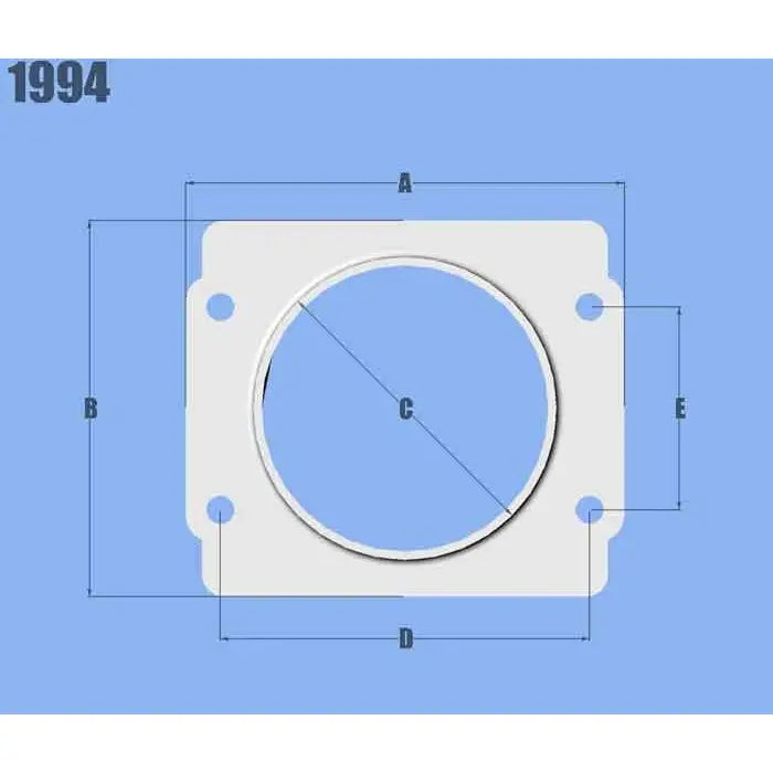 Vibrant 1994 Vibrant MAF Sensor Adapter Plate for Subaru applications use w/ 3in Inlet I.D. filters only