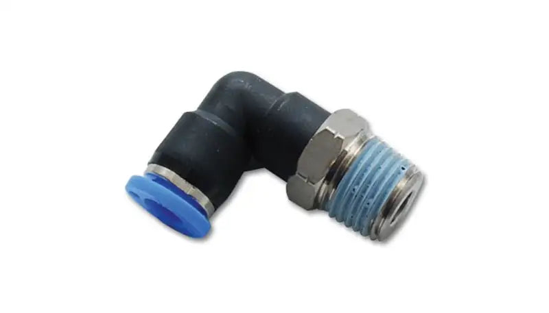 Vibrant Male Elbow Pneumatic Vacuum Fitting (1/8in NPT Thread) for 1/4in (6mm) OD tubing, suitable for 150 psi pressurized air. Ideal for RV, Automotive, Powersports, off-road, marine, exterior, truck accessories, interior, truck bed, rv parts, Truck & Automotive, Fabrication, AVADA - Best Sellers