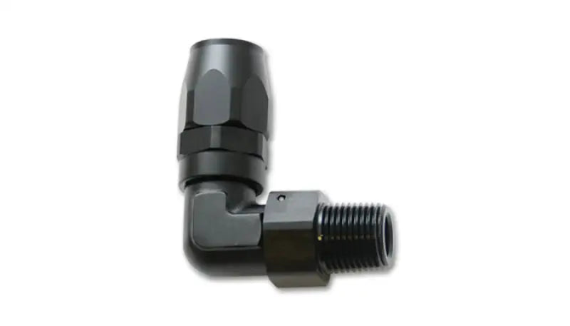Vibrant Male NPT 90 Degree Hose End Fitting -6AN - 1/4 - Truck & Automotive