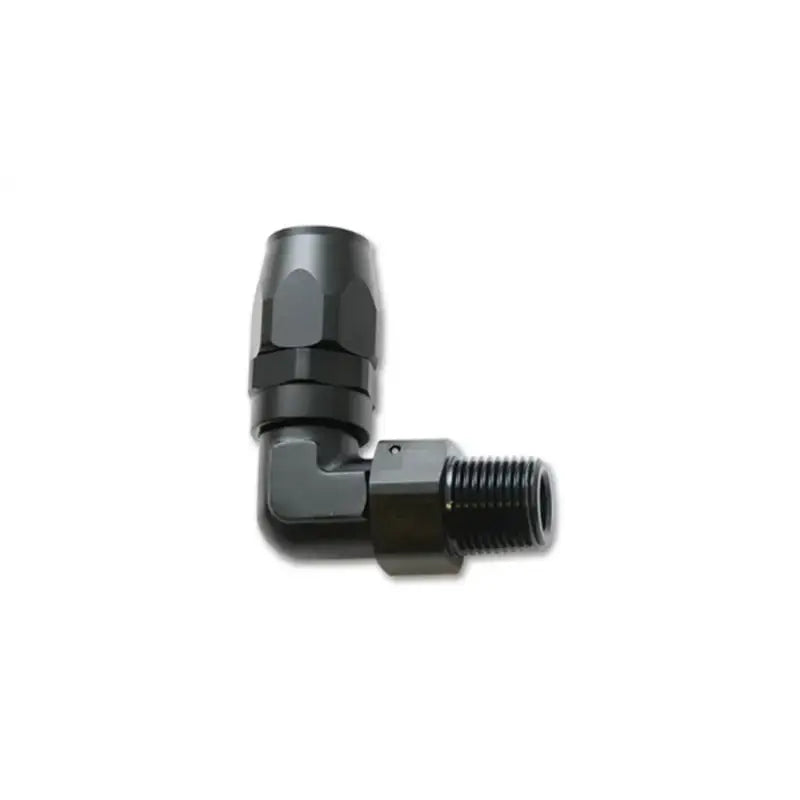 Vibrant Male NPT 90 Degree Hose End Fitting -6AN - 1/4 - Truck & Automotive