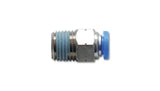Vibrant Male Straight Fitting for 1/4’’ OD Tubing (1/16’’ NPT Thread) - Truck & Automotive