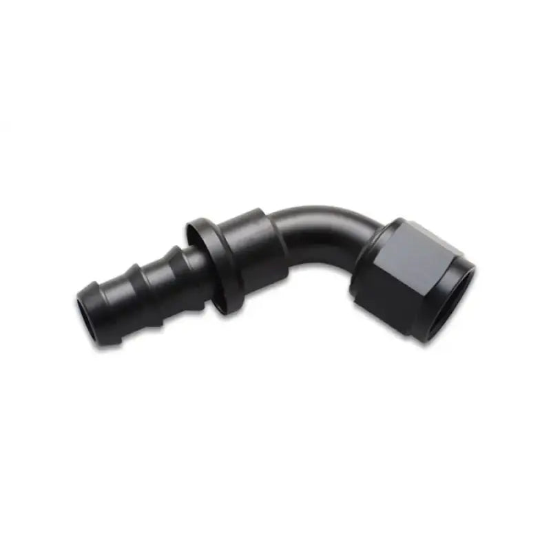 Vibrant Push-On 60 Degree Hose End Elbow FittingSize -6AN 