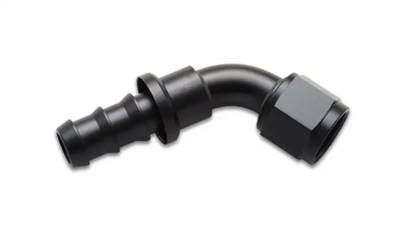 Vibrant Vibrant Push-On 60 Degree Hose End Elbow FittingSize -6AN