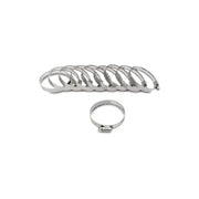 Vibrant 12151 Vibrant S.S. Worm Gear Clamps Pack of 10 - Clamping Range: 0.44in - 0.90in (11mm - 23mm)