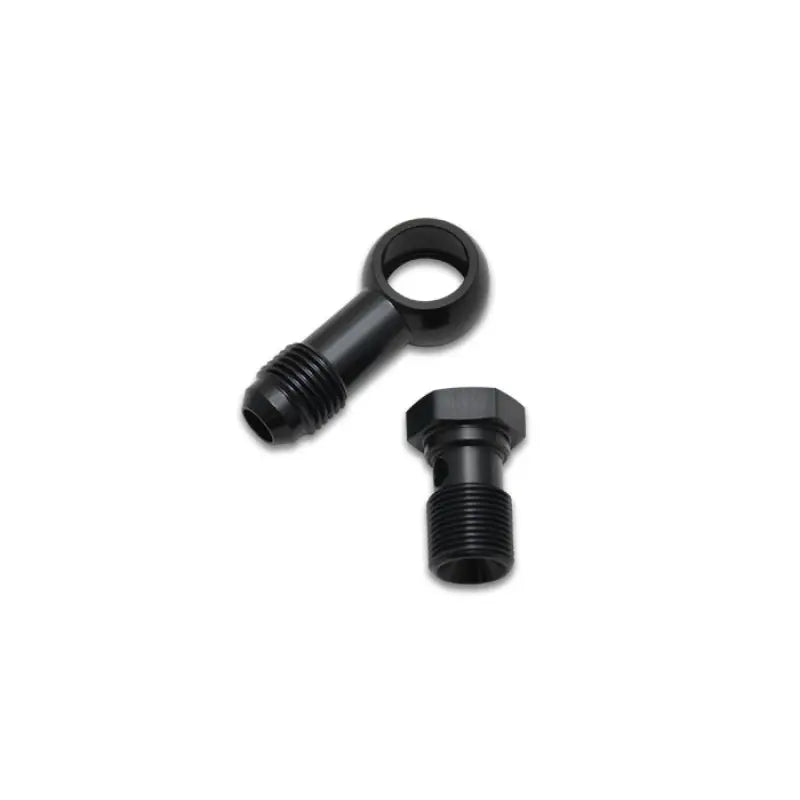 Vibrant 11576 Vibrant Single -6AN 9/16-24 Aluminum Male Banjo Adapter Assembly