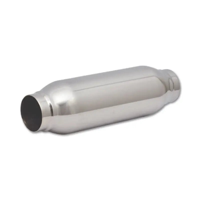 Vibrant 17890 Vibrant SS Resonator (Standard Design) 2.in inlet/outlet x 12in long w/ 3.5in OD resonator body