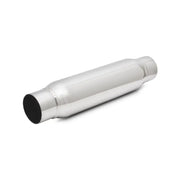 Vibrant 17890 Vibrant SS Resonator (Standard Design) 2.in inlet/outlet x 12in long w/ 3.5in OD resonator body