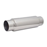 Vibrant 17960 Vibrant SS Resonator (Standard Design) 4in inlet/outlet x 18in long w/5in OD resonator body