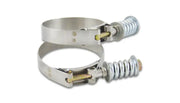Vibrant SS T-Bolt Clamps Pack of 2 Size Range: 2.69in to 2.99in OD For use w/ 2.5in ID Coupling - Truck & Automotive