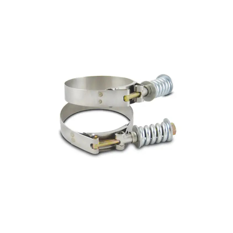 Vibrant 27830 Vibrant SS T-Bolt Clamps Pack of 2 Size Range: 3.22in to 3.52in OD For use w/ 3in ID Coupling