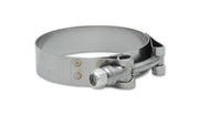 Vibrant Stainless Steel T-Bolt Clamp for 4in I.D. couplings, ideal for RV, Automotive, Powersports, off-road, marine, exterior, truck accessories, interior, truck bed, rv parts, Truck & Automotive, AVADA - Best Sellers