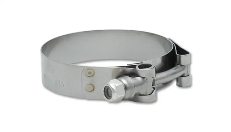 Vibrant SS T-Bolt Clamps Pack of 2 Size Range: 6.28in to 6.59in O.D. For use with 6in I.D. couplers - 2804
